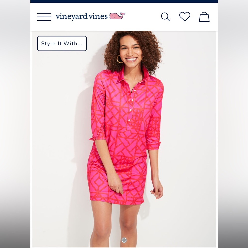 Never worn Margo vineyard vines dress size XS